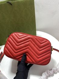 Women Luxury bags Wave pattern Designer Handbag genuine leather lady handbags crossbody shoulder Purse come with original box size 24cm