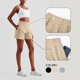 Active Shorts WISRUNING 2-side Pockets High Waist Yoga Women Push Up Bicycles For Fitness Sports Tights Leggings Gym Outfit Workout