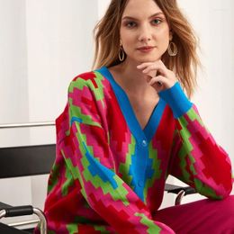 Women's Sleepwear Knitted Women Pyjamas Two Piece Set Winter Knit Sweater Home Sets Outfits Top And Wide Leg Pants Suits For Tracksuit