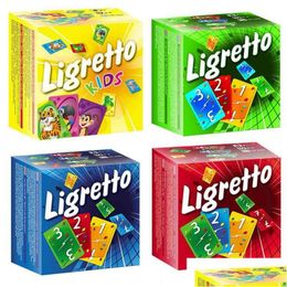 Card Games Leisure English Cards Board Ligre Game Adt Party Children Educational Toys 4 Colours For Choose A29 A11259U Drop Delivery Gi Dhktr