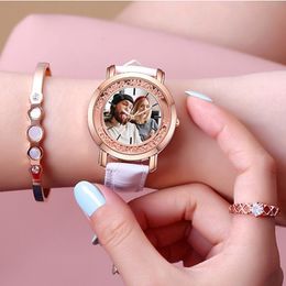 Other Watches A3320w DIY Wrist Watch Print with Client's image Custom Po Personalised Lucky Quartz For Souvenir And Gift 230811