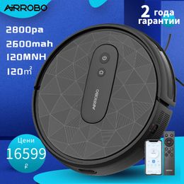 Vacuums AIRROBO Robot Vacuum Cleaner SelfCharging Robotic 2800 Pa Suction 120 Mins Runtime App Control Quiet Ideal for Pet hair 230810