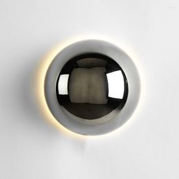 Wall Lamp Nordic Led Designer Meteorite Iron For Living Room Bedroom Bathroom Mirror Light Modern Home Decor