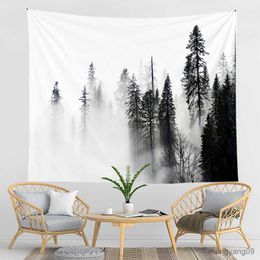 Tapestries Mountain Tapestry Forest Wall Hanging Tapestry Dorm Decor Tapestry R230812