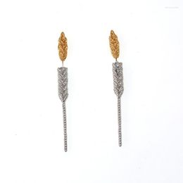 Dangle Earrings Design Quality Charm Girl Crystal Fashion White String Luxury Grain For Women Gifts