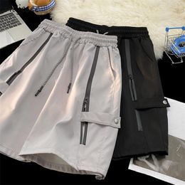 Men's Shorts M-3XL Men Tactical Streetwear American Retro Casual Teens Jogger Cool Handsome Trouser Summer Clothes Sporty Military