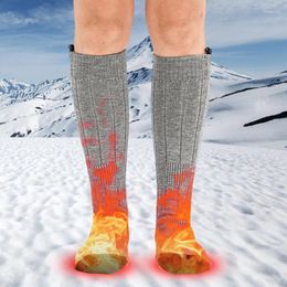 Sports Socks Heating For Winter Outdoor Cycling Warm Sock Three Modes Elastic Water Resistant Electric
