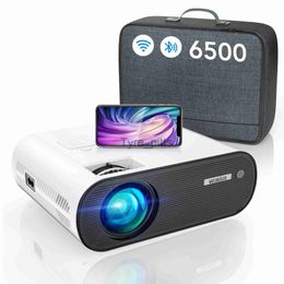 Projectors WIMIUS WIFI Projector Mini Portable Projector Bluetooth5.0 Native 1080P Full HD Video Projector 200'' Large Screen For Home x0811