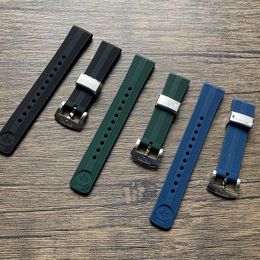 Watch Bands High Quality 20MM Width BlackGreenBlue Rubber Watchband Suitable For SPB317J1143J1187J1 Diver 230811