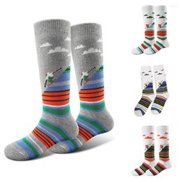 Sports Socks Lightweight Merino-Wool Ski Thicken Anti-Blister Hiking For Skiing Climbing Outdoor Men Women Running