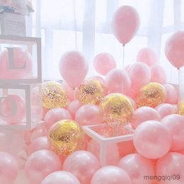 Decoration 18pcs Pink Gold Silver Balloon Wedding Birthday Navidad Decorations Confetti Globos Baby Shower R230811