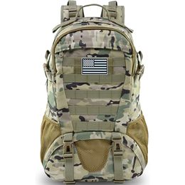 School Bags 35L Tactical Military Backpack Army Molle Assault Rucksack Outdoor Travel Hiking Rucksacks Camping Hunting Climbing Casual 230810