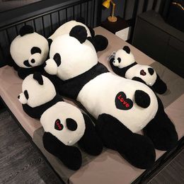 Stuffed Plush Animals 80CM Giant Panda Plush Toy Stuffed Animal Cartoon Cushion Girl Boy Birthday Gifts