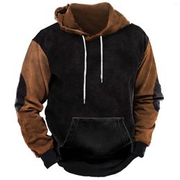 Men's Hoodies Fall Long Sleeved Hoodie Hooded Sweatshirt Tops Outdoor Shirt Quality For Men