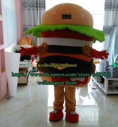 New Customization EVA Material Hamburg Mascot Costume Cartoon Anime Birthday Party Role-Playing Advertising Display 551