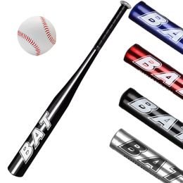 Sweatband Aluminum Alloy Thickened Baseball Bat And Softball Ball 20inch Five Colors Outdoor Sports Home Personal SelfDefense 230811