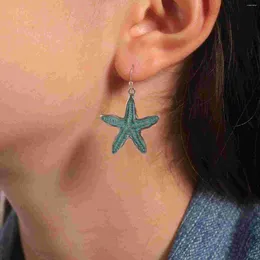 Pendant Necklaces 3 Pairs Sea Star Earring Outdoor Earrings For Women Dangling Personality Holiday Girl Metal Daily Trendy Miss