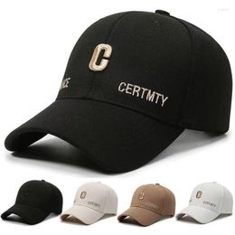 Ball Caps Hats For Men 2023 C Letter Embroidered Baseball Cap Kpop Fashion Couple Snapback And Women Sun Chapeau Homme