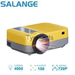 Projectors Salange Q6S Video Projector for Movie Home Cinema Full HD 1080P Supported Airplay Movie Beamer Wifi Android 10 TV BOX optional x0811