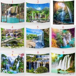 Tapestries Wall Hanging Tapestry Waterfall Beautiful Pattern Wall Art Tapestry Wall Mural Tapestry Wall Decor Tapestry R230811