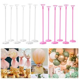 Decoration Balloon Stand Holder Column Wedding Birthday Table Centerpiece Decoration Kids Baloon Support Base Baby Shower Globos R230811