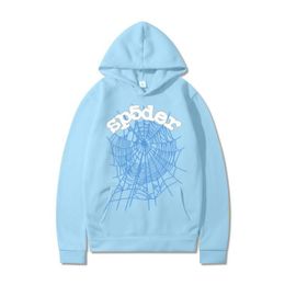 Mens Hoodies Sweatshirts Sky Blue Hoodie Men Women 1 Hip Hop Young Thug World Wide 555555 Print Pullover Hoody Light