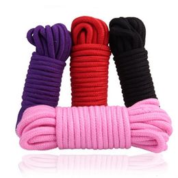 Adult Toys Bondage Restraint Rope Slave Sex For Couples Games Products Shibari Hogtie Fetish Harnes 251020M Thicken Cotton 230811