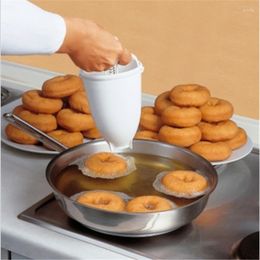 Baking Moulds Plastic Doughnut Maker Machine Mold DIY Tool Kitchen Pastry Making Bake Ware Accessories