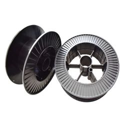 Customised by the manufacturer for hollow cable spool plastic spool reel for welding wire