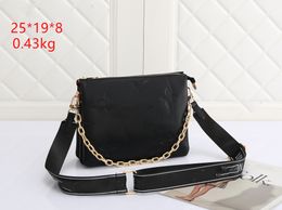 embossing Classic PARIS designer bag womens wallet leather handbag Alloy chain luxury WOC Evening bag Chain shoulder bag crossbody wallet L7344V85