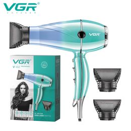 Hair Dryers VGR Dryer Professional 2400W High Power Overheating Protection Strong Wind Drying Care Styling Tool V452 230812