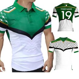 Men's T Shirts Sportswear Style 2023 Palestine JERSEY Home Away T-shirt Palestinian Shirt Custom Name And Number--------