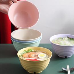 Bowls Modern Noodle Bowl Nordic Style Heat Resistant Grade Simple Safe Rice Container