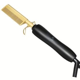 Get Salon-Quality Hair Styling at Home with this Hot Heating Comb & Straightening Brush!