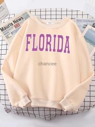 Florida A Famous City In The United States Hoodies Fleece Brand Clothing Thermal Fashion Woman Sweatshirt Hip Hop Women Hoodie HKD230725