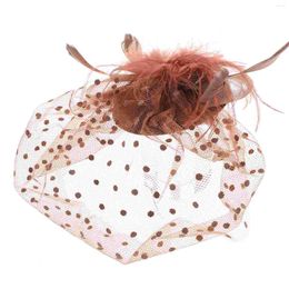 Bandanas Women Banquet Hat Bride Fascinator Tea Party Headdress Hair Accessories Headpiece