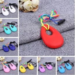 Silicone Teethers Necklaces Baby Teether Toys Food Grade Toddler Soothers Infant Tooth Training Molars PendantZZ