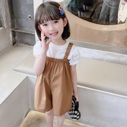 Clothing Sets Clothes For Girls Tshirt Jumpsuit Girls Clothing Spring Autumn Costume For Girl Casual Style Kids Clothing