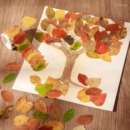 Gift Wrap 50 Sheets Falling Leaves Washi Tape Scrapbooking Stickers Cute Rolls Self-adhesive Diy Decoration Art Handmade Crafts 35 35mm