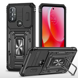 Phone Cases For Google Pixel 8 Pro 7 Pro 7A Car Mount Ring Holder Kickstand Slide Camera Lens Protection Shockproof Back Cover