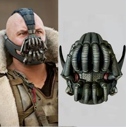 Party Masks Movie The Dark Knight Bruce Wayne Mask Cosplay Bane Horrible Masks Adult Size Helmet Halloween Party Full Head Props 230811