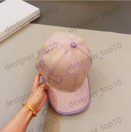 23ss New Designer Baseball Cap Men Casquette Hats Women Caps Brand Hat Luxury Beanie Tennis Cap Pink Beach Hats