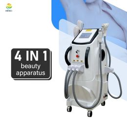 New Generation 4 In 1 OPT Laser Hair Removal And Nd Yag Laser Remove spots Freckles Laser Tattoo Removal RF Skin Rejuvenation Machine