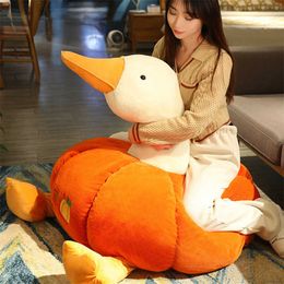 Stuffed Plush Animals Creative Funny Pumpkin Duck Stuffed Soft Plush Toys for Birthday and Holiday Gifts for Male and Female