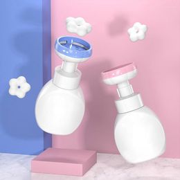 Liquid Soap Dispenser Bottle Flower Shape Foam Pump Bathroom Hand Sanitizer Shampoo Kitchen Refillable Containers