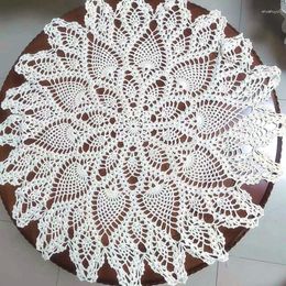 Table Cloth Creative Cotton Handmade Flower Crochet Tablecloth Christmas Kitchen Cover Dining Wedding Party Home Decor