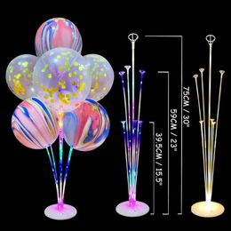 Decoration Balloon Column 1/2set Stand Holder Ballons Baby Shower Supply Kids Adult Birthday Christmas Decoration Wedding