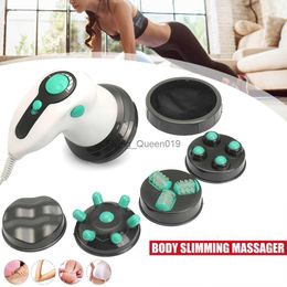 6 in 1 Handheld Cellulite Massager 3D Electric Body Slimming Massager Infrared Anti Cellulite for Arm Leg Hip Belly Professional HKD230812