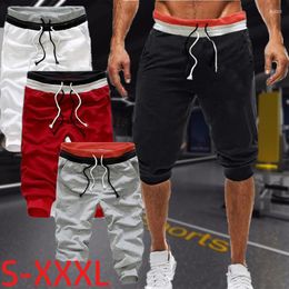 Men's Shorts Casual Fitness Jogging Sports Cool Men Fashion Printing Custom Wholesale Sweatpants Loose Cropped Trousers Jogger