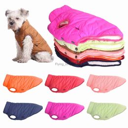Padded Big Dog Down Jacket Winter Warm Pet Clothes for Large Dogs Fleece Puppy Vest Small Dog Coat French Bulldog Poodle Costume HKD230812